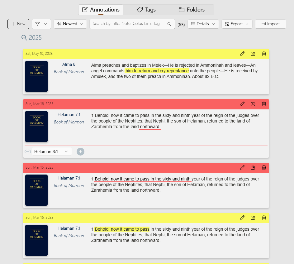 The Annotate highlight ribbon.