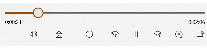 The Audio Control Panel