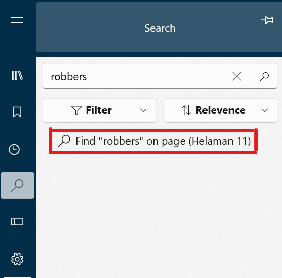 Deep Search Page Start